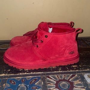Red ugg boots